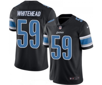 Men's Detroit Lions #59 Tahir Whitehead Black 2016 Color Rush Stitched NFL Nike Limited Jersey