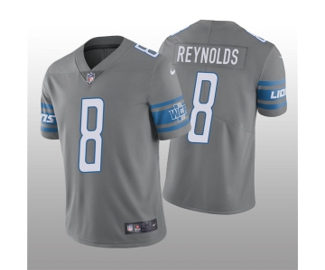 Men's Detroit Lions #8 Josh Reynolds Grey Vapor Untouchable Limited Stitched Jersey