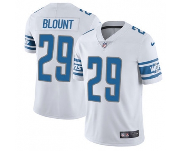 Men's Nike Detroit Lions #29 LeGarrette Blount White Stitched NFL Vapor Untouchable Limited Jersey