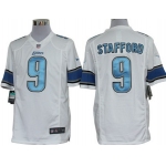 Nike Detroit Lions #9 Matthew Stafford White Limited Jersey