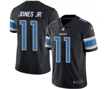 Nike Lions #11 Marvin Jones Jr Black Men's Stitched NFL Limited Rush Jersey