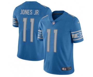 Nike Lions #11 Marvin Jones Jr Blue Team Color Men's Stitched NFL Limited Jersey