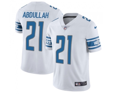 Nike Lions #21 Ameer Abdullah White Men's Stitched NFL Limited Jersey
