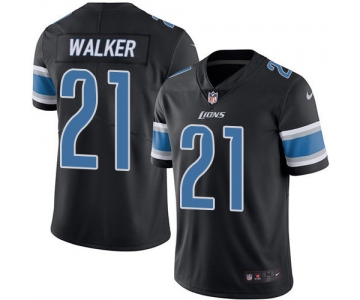 Nike Lions #21 Tracy Walker Black Men's Stitched NFL Limited Rush Jersey