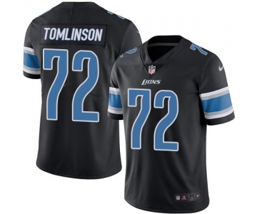 Nike Lions #72 Laken Tomlinson Black Men's Stitched NFL Limited Rush Jersey