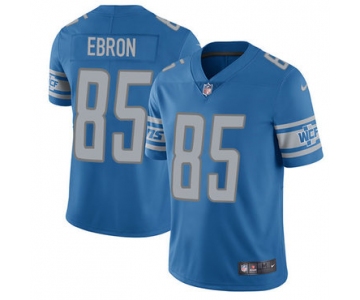 Nike Lions #85 Eric Ebron Blue Team Color Men's Stitched NFL Limited Jersey