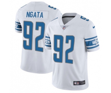 Nike Lions #92 Haloti Ngata White Men's Stitched NFL Limited Jersey
