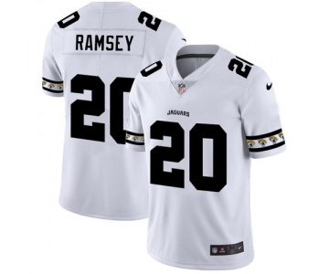 Jacksonville Jaguars #20 Jalen Ramsey Nike White Team Logo Vapor Limited NFL Jersey