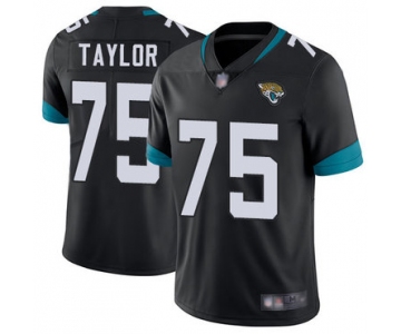 Jaguars #75 Jawaan Taylor Black Team Color Men's Stitched Football Vapor Untouchable Limited Jersey