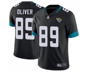 Jaguars #89 Josh Oliver Black Team Color Men's Stitched Football Vapor Untouchable Limited Jersey