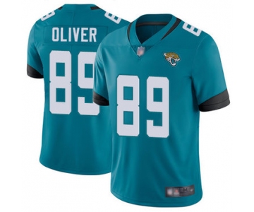 Jaguars #89 Josh Oliver Teal Green Alternate Men's Stitched Football Vapor Untouchable Limited Jersey