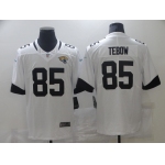 Men Jacksonville Jaguars 85 Tebow White Nike Vapor Untouchable Limited 2021 NFL Jersey