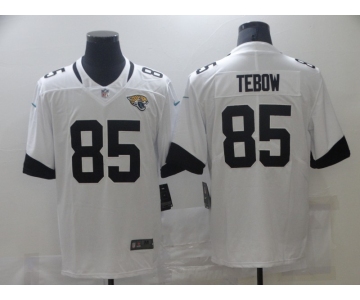 Men Jacksonville Jaguars 85 Tebow White Nike Vapor Untouchable Limited 2021 NFL Jersey