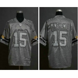 Men's Jacksonville Jaguars #15 Gardner Minshew II 2019 Gray Gridiron Vapor Untouchable Stitched NFL Nike Limited Jersey