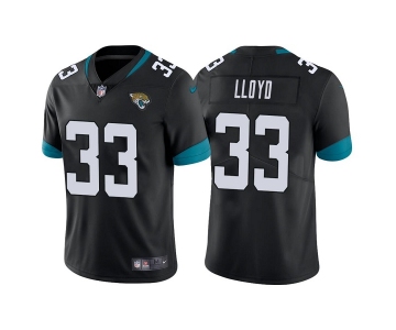 Men's Jacksonville Jaguars #33 Devin Lloyd Black Vapor Untouchable Limited Stitched Jersey