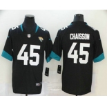 Men's Jacksonville Jaguars #45 K'Lavon Chaisson Black New 2020 Vapor Untouchable Stitched NFL Nike Limited Jersey