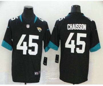 Men's Jacksonville Jaguars #45 K'Lavon Chaisson Black New 2020 Vapor Untouchable Stitched NFL Nike Limited Jersey