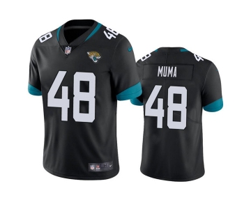 Men's Jacksonville Jaguars #48 Chad Muma Black Vapor Untouchable Limited Stitched Jersey