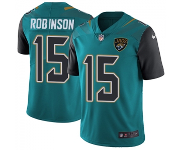 Nike Jacksonville Jaguars #15 Allen Robinson Teal Green Team Color Men's Stitched NFL Vapor Untouchable Limited Jersey