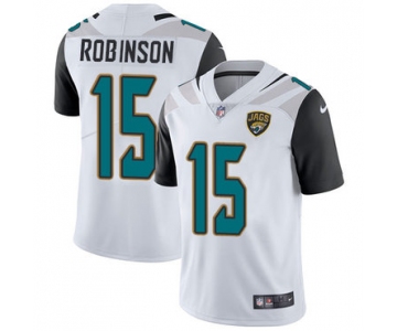 Nike Jacksonville Jaguars #15 Allen Robinson White Men's Stitched NFL Vapor Untouchable Limited Jersey