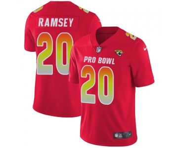 Nike Jacksonville Jaguars #20 Jalen Ramsey Red Men's Stitched NFL Limited AFC 2019 Pro Bowl Jersey