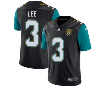 Nike Jacksonville Jaguars #3 Tanner Lee Black Alternate Men's Stitched NFL Vapor Untouchable Limited Jersey