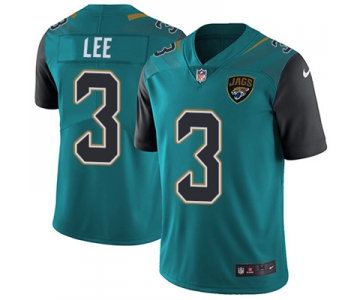 Nike Jacksonville Jaguars #3 Tanner Lee Teal Green Team Color Men's Stitched NFL Vapor Untouchable Limited Jersey