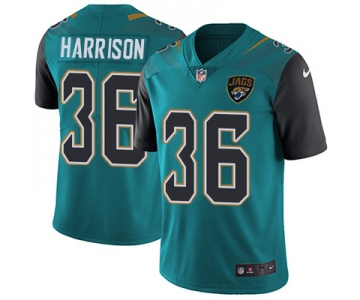 Nike Jacksonville Jaguars #36 Ronnie Harrison Teal Green Team Color Men's Stitched NFL Vapor Untouchable Limited Jersey