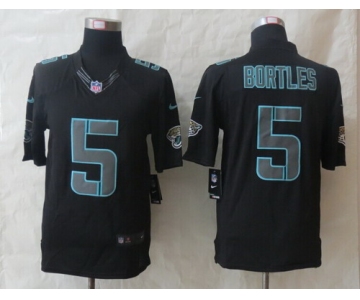 Nike Jacksonville Jaguars #5 Blake Bortles Black Impact Limited Jersey