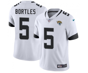 Nike Jacksonville Jaguars #5 Blake Bortles White Men's Stitched NFL Vapor Untouchable Limited Jersey