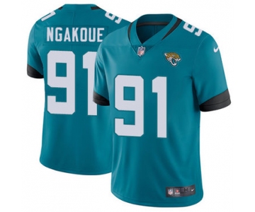 Nike Jacksonville Jaguars #91 Yannick Ngakoue Teal Green Team Color Men's Stitched NFL Vapor Untouchable Limited Jersey