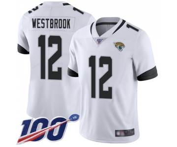 Nike Jaguars #12 Dede Westbrook White Men's Stitched NFL 100th Season Vapor Limited Jersey
