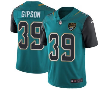 Nike Jaguars #39 Tashaun Gipson Teal Green Team Color Men's Stitched NFL Vapor Untouchable Limited Jersey