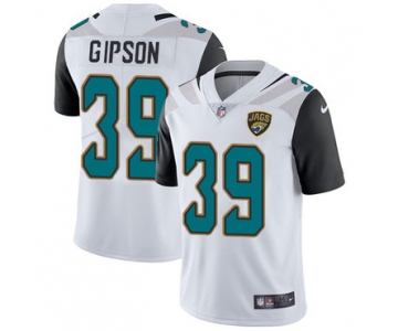 Nike Jaguars #39 Tashaun Gipson White Men's Stitched NFL Vapor Untouchable Limited Jersey
