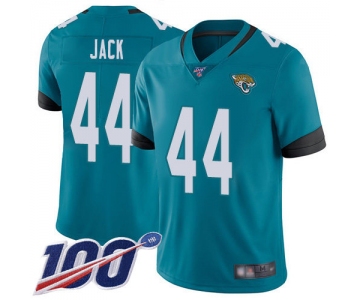 Nike Jaguars #44 Myles Jack Teal Green Alternate Men's Stitched NFL 100th Season Vapor Limited Jersey