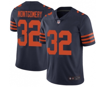 Bears #32 David Montgomery Navy Blue Alternate Men's Stitched Football Vapor Untouchable Limited Jersey