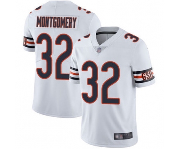 Bears #32 David Montgomery White Men's Stitched Football Vapor Untouchable Limited Jersey