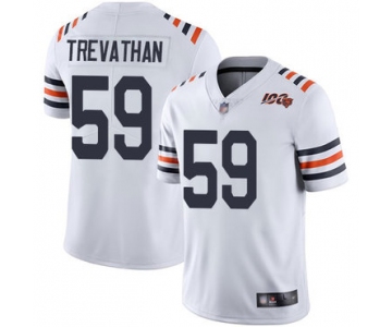 Bears #59 Danny Trevathan White Alternate Men's Stitched Football Vapor Untouchable Limited 100th Season Jersey
