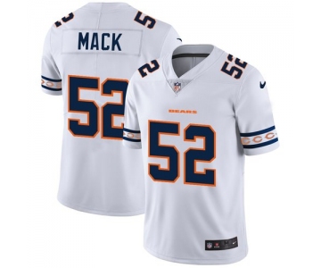 Chicago Bears #52 Khalil Mack Nike White Team Logo Vapor Limited NFL Jersey