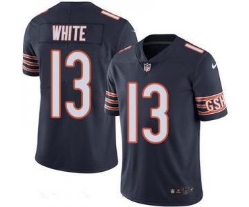 Men's Chicago Bears #13 Kevin White Navy Blue 2016 Color Rush Stitched NFL Nike Limited Jersey
