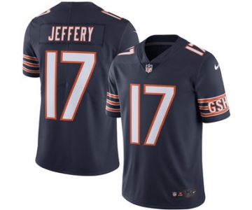 Men's Chicago Bears #17 Alshon Jeffery Nike Navy Color Rush Limited Jersey