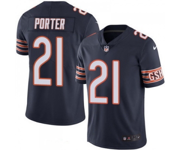 Men's Chicago Bears #21 Tracy Porter Navy Blue 2016 Color Rush Stitched NFL Nike Limited Jersey