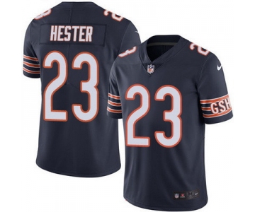 Men's Chicago Bears #23 Devin Hester Navy Blue 2016 Color Rush Stitched NFL Nike Limited Jersey