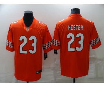 Men's Chicago Bears #23 Devin Hester Orange Vapor Limited 2020 NFL Draft Jersey