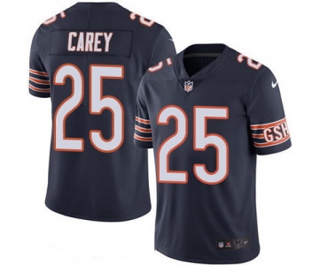 Men's Chicago Bears #25 Ka'Deem Carey Navy Blue 2016 Color Rush Stitched NFL Nike Limited Jersey