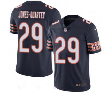 Men's Chicago Bears #29 Harold Jones-Quartey Navy Blue 2016 Color Rush Stitched NFL Nike Limited Jersey