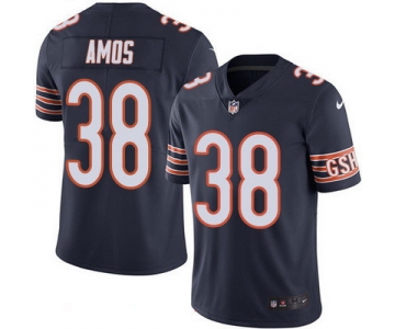 Men's Chicago Bears #38 Adrian Amos Navy Blue 2016 Color Rush Stitched NFL Nike Limited Jersey