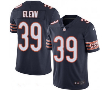 Men's Chicago Bears #39 Jacoby Glenn Navy Blue 2016 Color Rush Stitched NFL Nike Limited Jersey