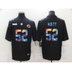 Men's Chicago Bears #52 Khalil Mack Multi-Color Black 2020 NFL Crucial Catch Vapor Untouchable Nike Limited Jersey