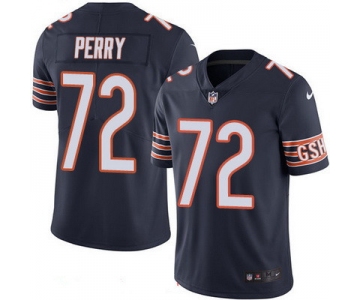 Men's Chicago Bears #72 William Perry Navy Blue 2016 Color Rush Stitched NFL Nike Limited Jersey